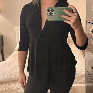 Short Black Cardigan